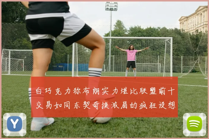 白巧克力称布朗实力堪比联盟前十交易如同东契奇换浓眉的疯狂设想